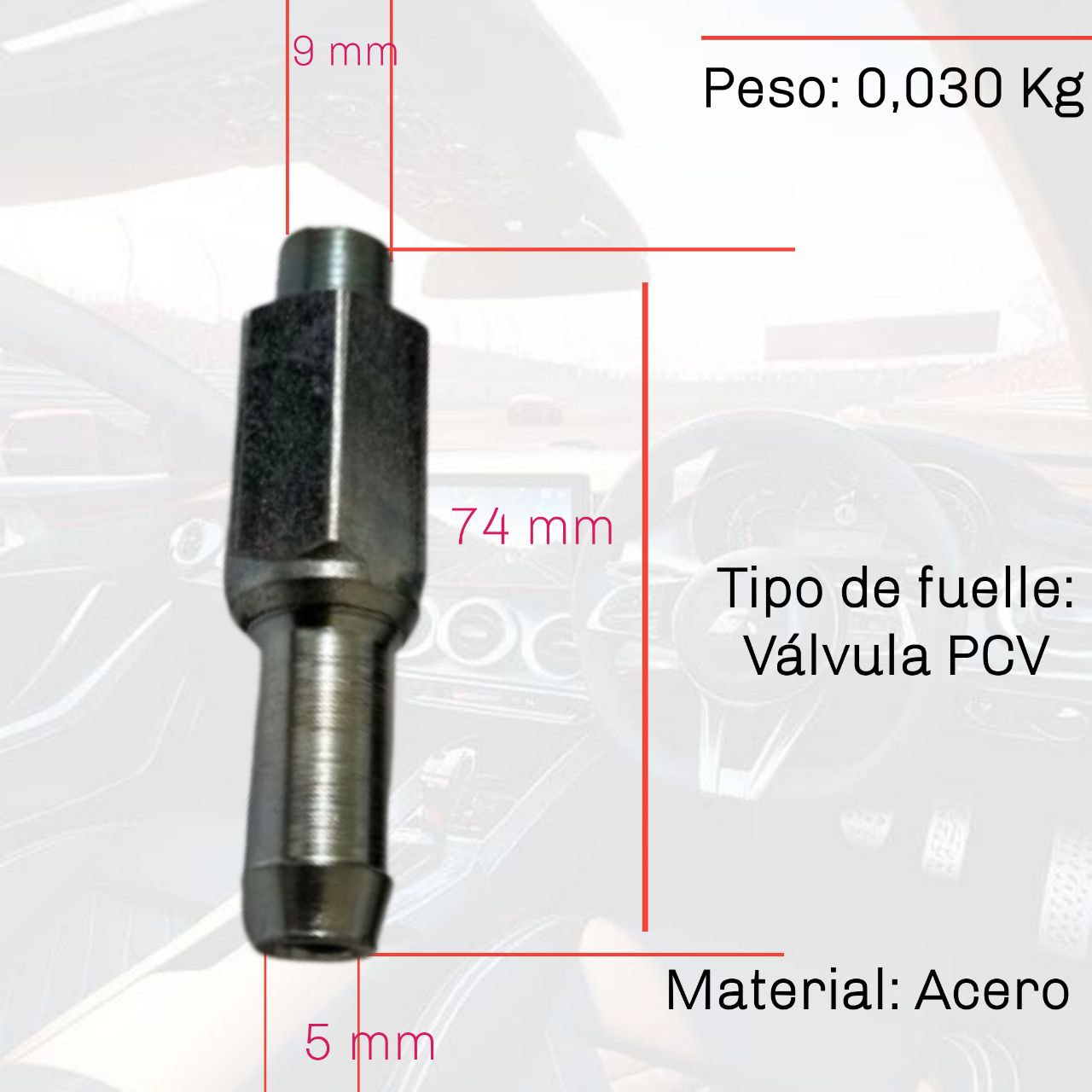 VALVULA PCV GJP217 Mitsubishi Hyundai Kía