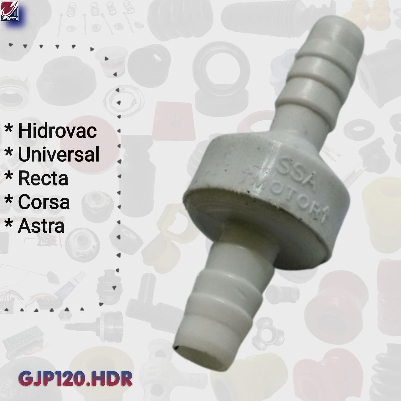 VÁLVULA VACÍO HIDROVAC GJP120.HDR Chevrolet Corsa Astra Meriva