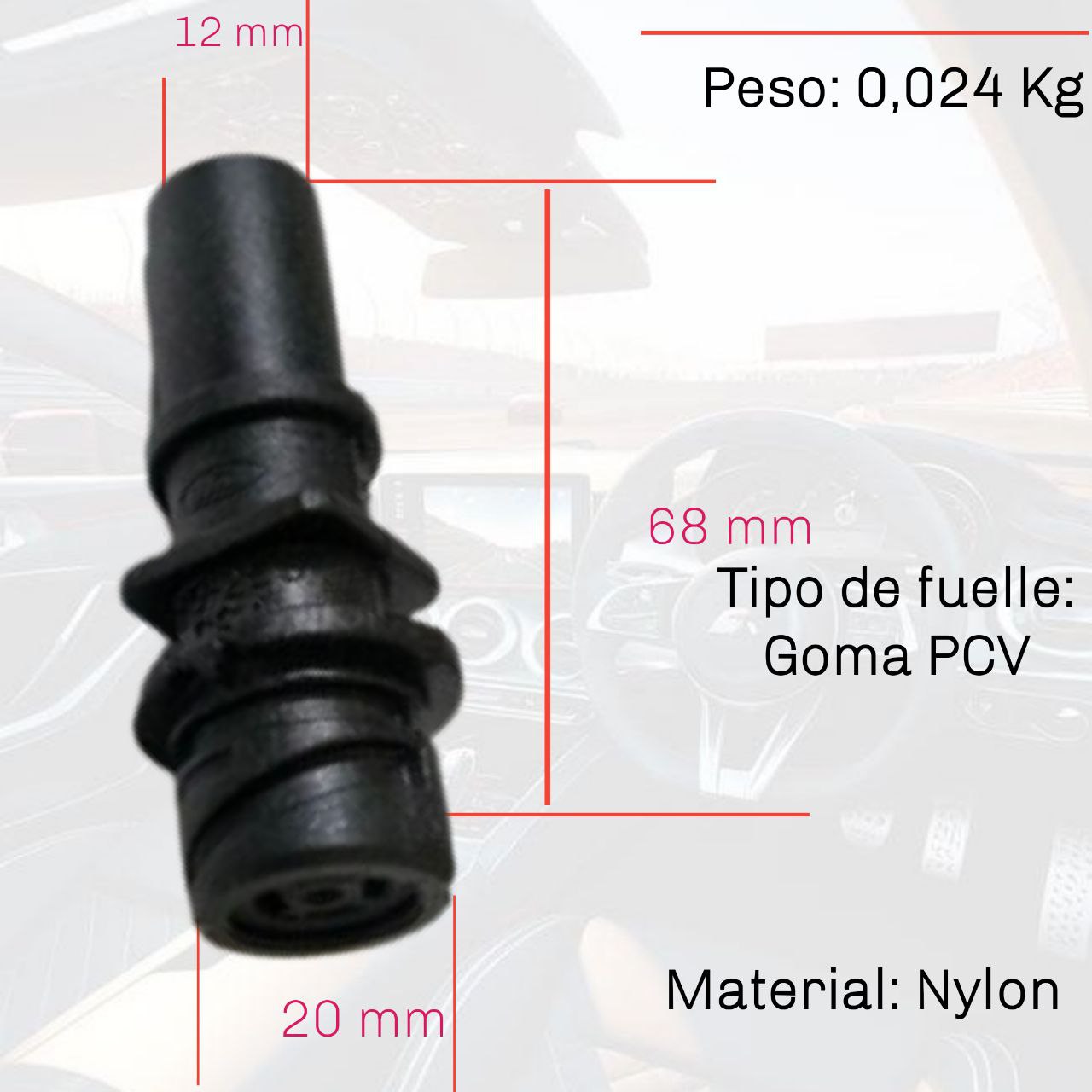 VALVULA PCV. GJP300 Ford Explorer Tritón Grand Cherokee, Dodge Ram Mustang