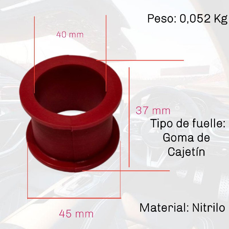 GOMA CAJETÍN DIRECCIÓN GJP808 Chery Arauca X1 [QQ6)