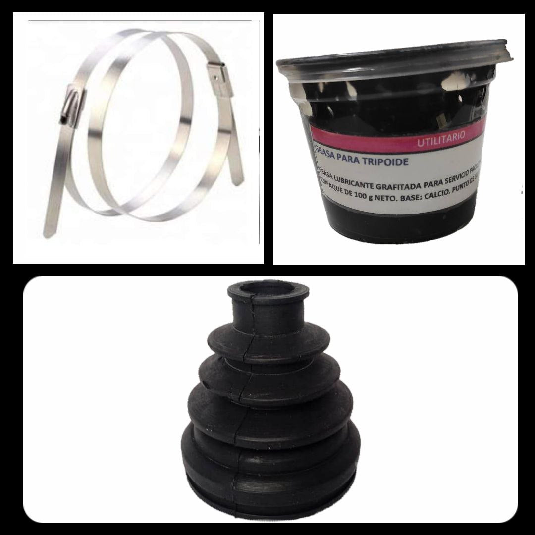 KIT: GUARDAPOLVO DE TRIPOIDE + TIRRAJE + GRASA KGJ004. Palio, Siena, Fiat Uno (1996) y Tempra