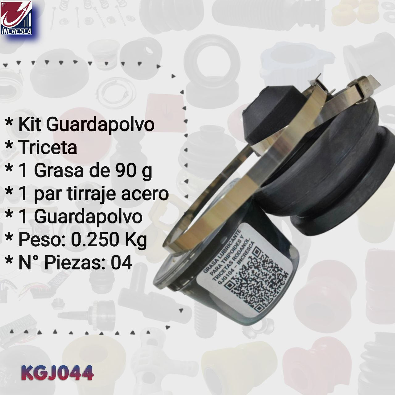 KIT GUARDAPOLVO TRICETA KGJ044 Fíat Uno Spacio Tucán Regata