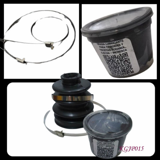 KIT GUARDAPOLVO TRICETA KGJP015 Chevrolet Aveo Chery X1 Mazda 3