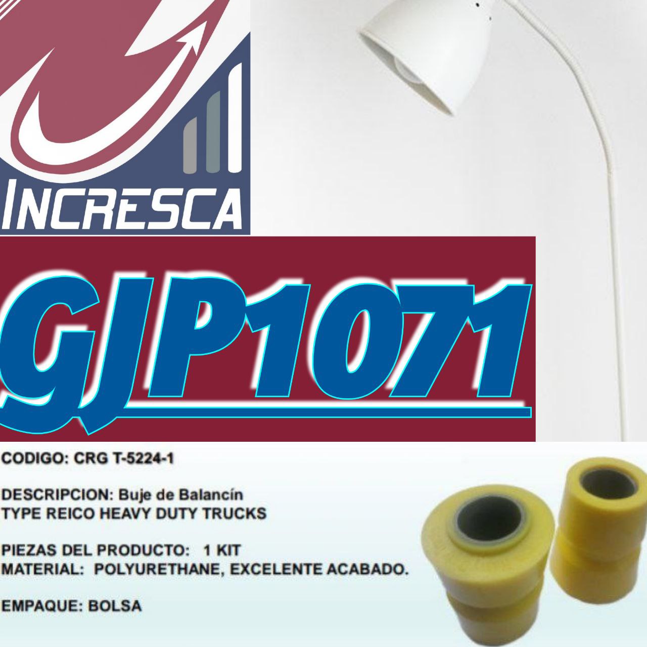 BUJE DE BALANCÍN GJP1071 Tipo Reyco