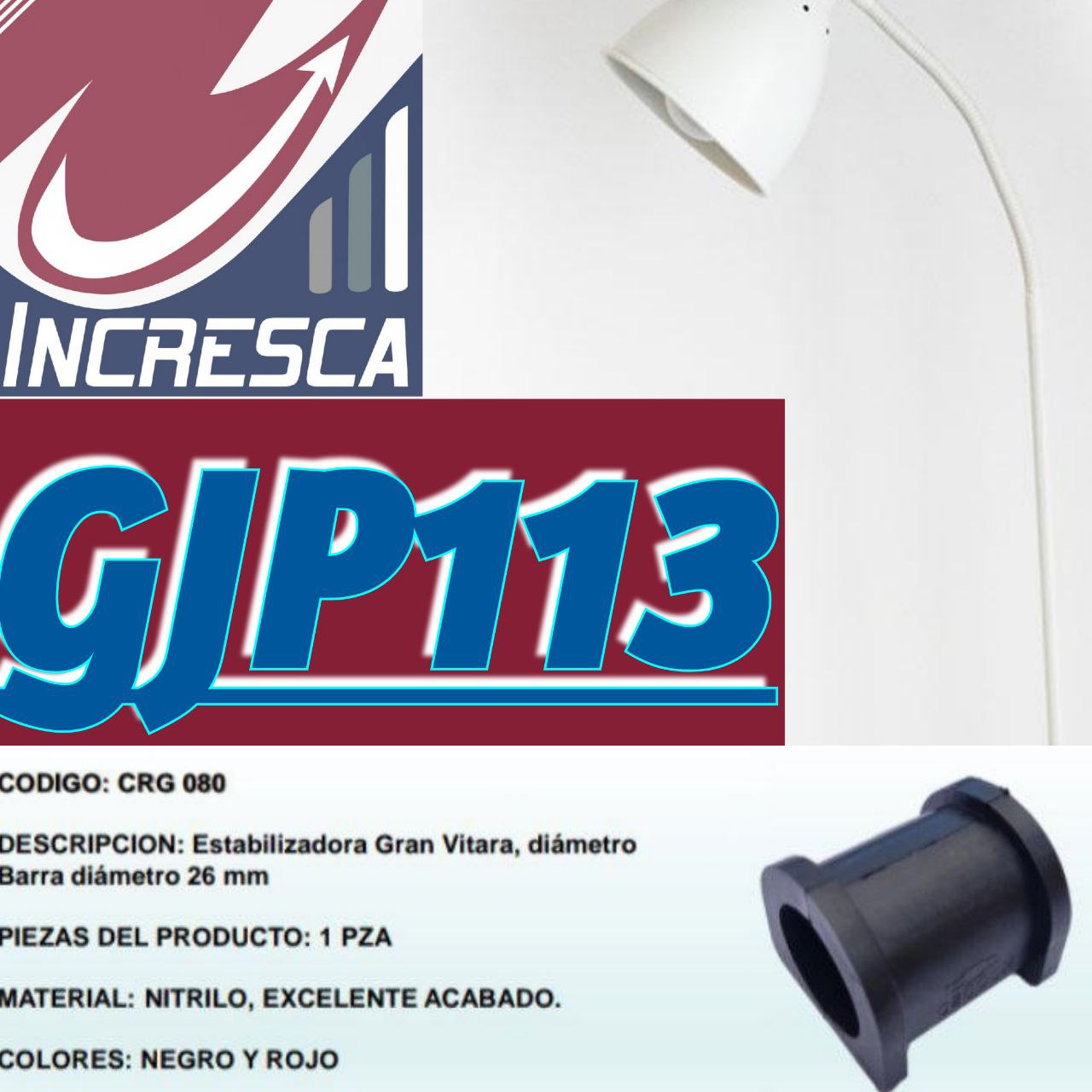 GOMA ESTABILIZADORA GJP113 Chevrolet Vitara