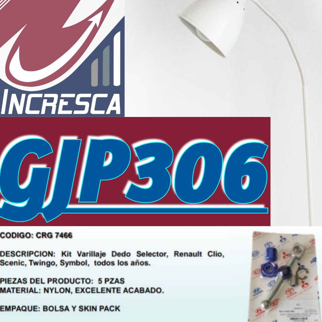 KIT VARILLAJE GJP306 Renault Symbol Clío