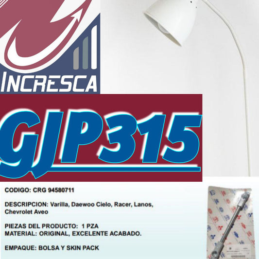 VARILLAJE GJP315 / CRG-94580711. DAEWOO AVEO.