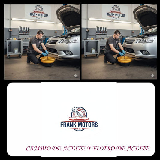 CAMBIO DE ACEITE Y FILTRO DE ACEITE