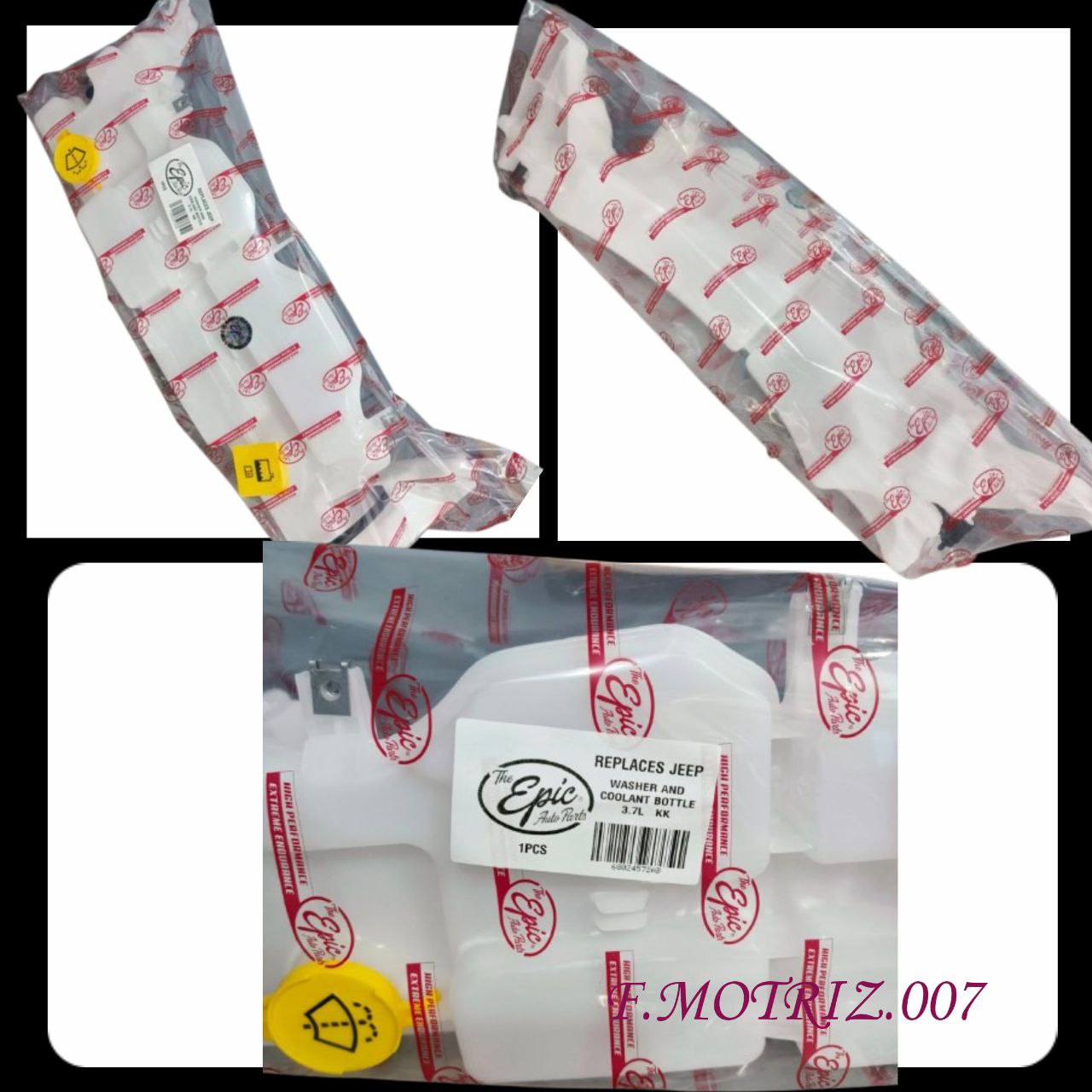 ENVASE LIMPIA-PARABRISAS / REFRIGERANTE F.MOTRIZ.012 JEEP CHEROKEE KK 3.7 L (2008-2015)