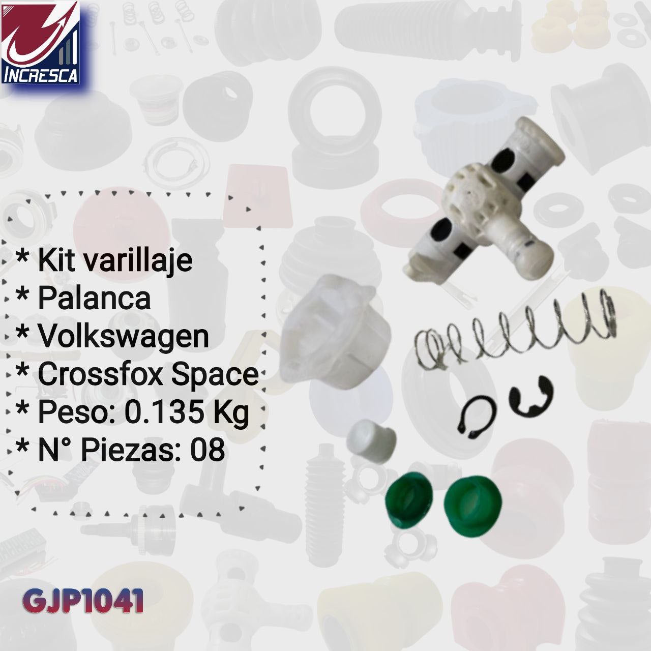 KIT VARILLAJE PALANCA DE CAMBIO GJP1041 Volkswagen Fox Cross Space