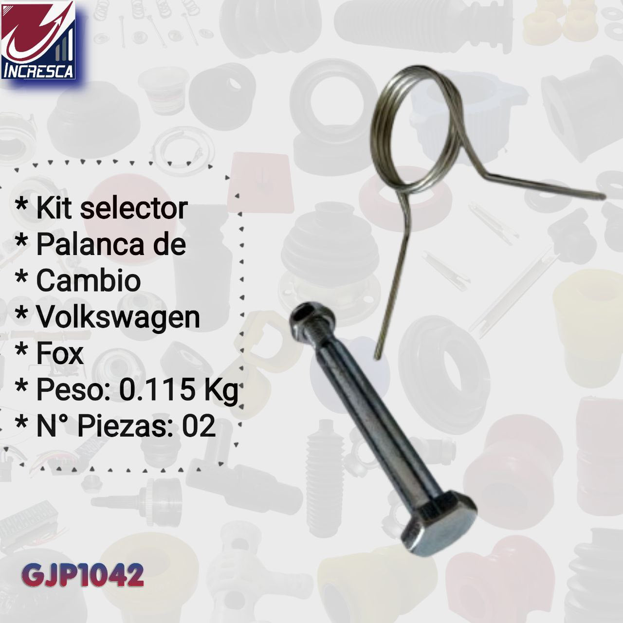 KIT RESORTE SELECTOR PALANCA DE CAMBIO GJP1042 Volkswagen Fox