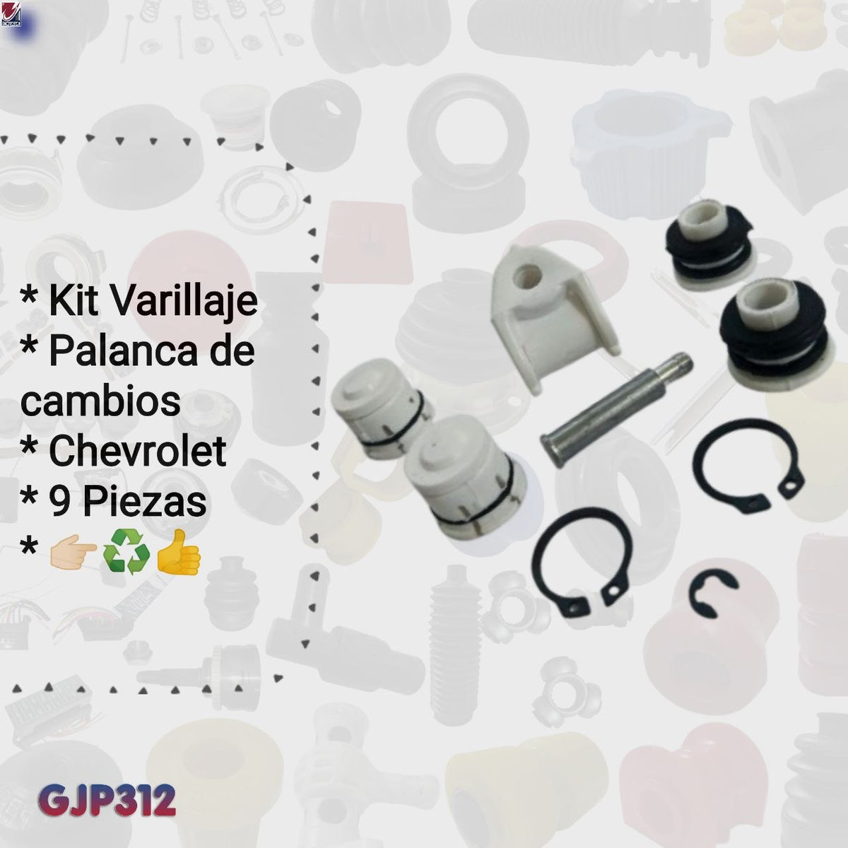 KIT VARILLAJE GJP312 Daewoo Cielo Racer Lanos Chevrolet Aveo