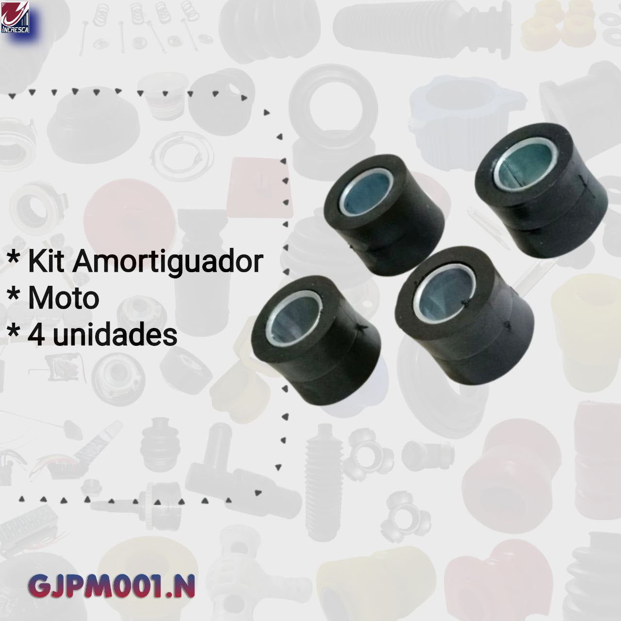 BUJES AMORTIGUADOR MOTOS KIT GJPM001.N