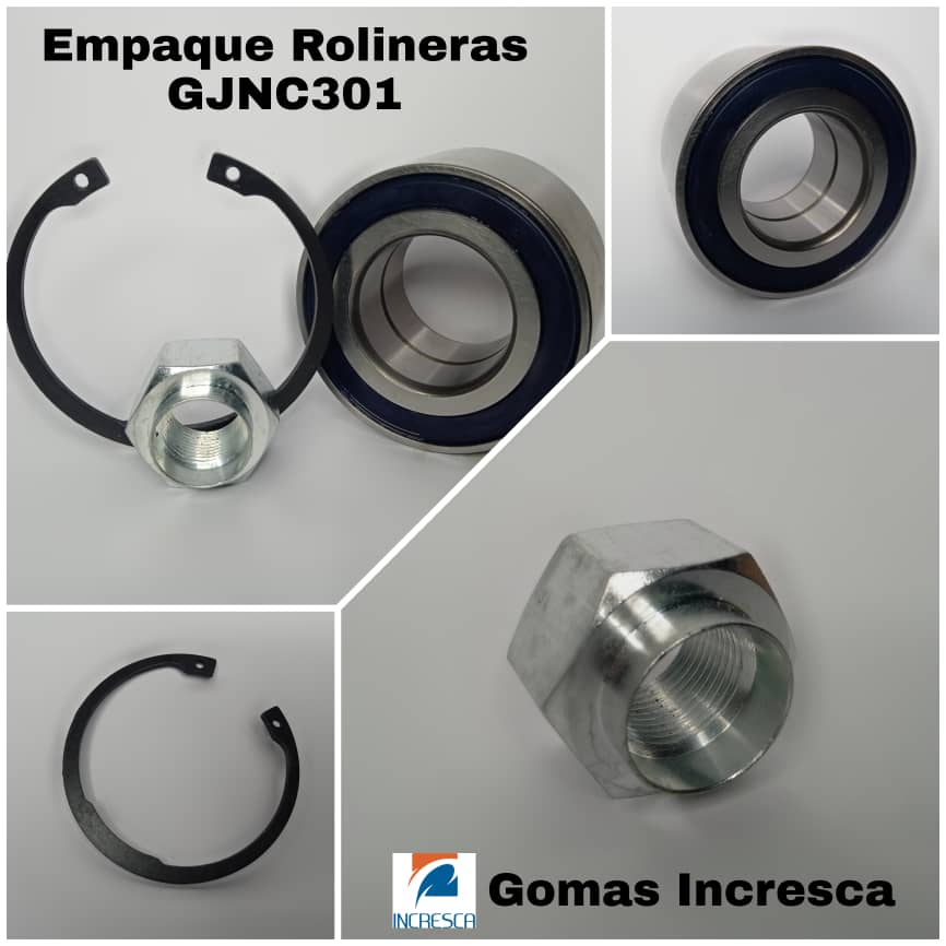 ROLINERAS DE RUEDA GJNC301 / 09267-39004-C. GENERAL MOTORS, CHERY ORINOCO, OPTRA, DAEWOO, TACOMA, LEGANZA