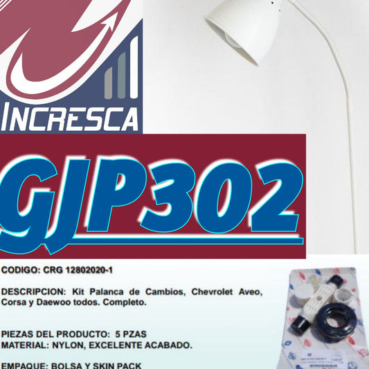 VARILLAJE Y PALANCA DE CAMBIOS GJP302 / K-12802020-1. CHEVROLET: Corsa.